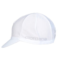 Solid Mesh Cap by Giordana Cycling, WHITE, Made in Italy