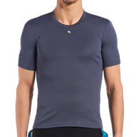Ceramic Short Sleeve Base Layer by Giordana Cycling, GREY, Made in Italy