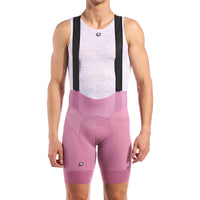 Men's FR-C Pro Bib Short - Shorter Inseam by Giordana Cycling, DESERT MAUVE, Made in Italy