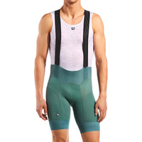 Men's FR-C Pro Bib Short - Shorter Inseam by Giordana Cycling, SMOKEY SAGE, Made in Italy