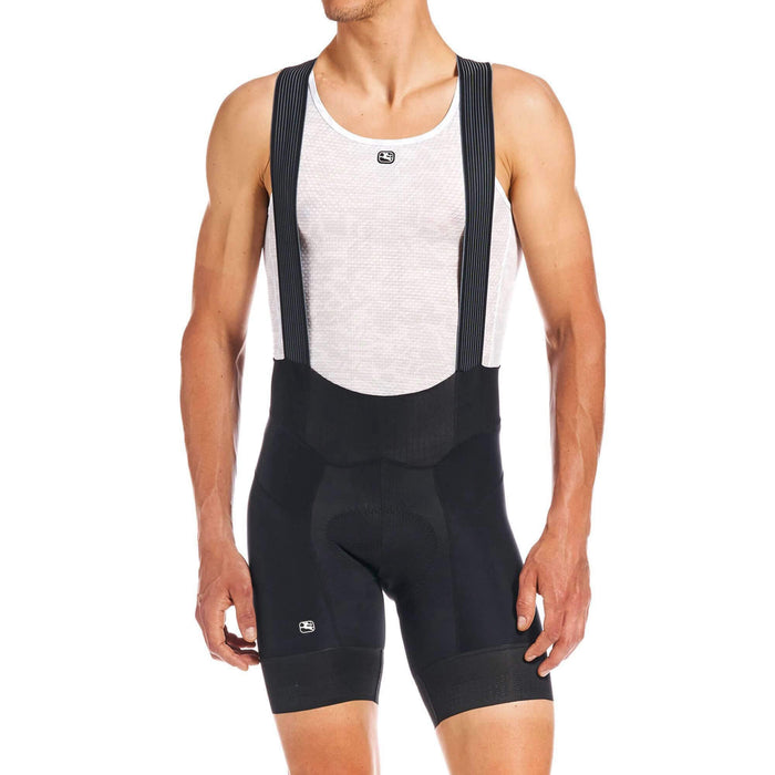 Men's FR-C Pro Bib Short - Shorter Inseam by Giordana Cycling, BLACK, Made in Italy