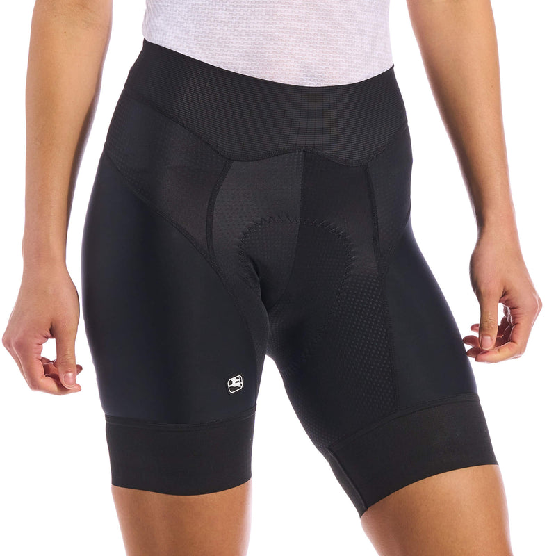 Women's FR-C Pro Short - Shorter Inseam by Giordana Cycling, BLACK, Made in Italy