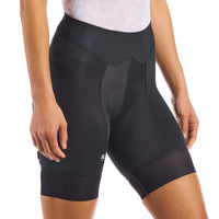 Women's FR-C Pro Short - Shorter Inseam by Giordana Cycling, DARK GREY, Made in Italy