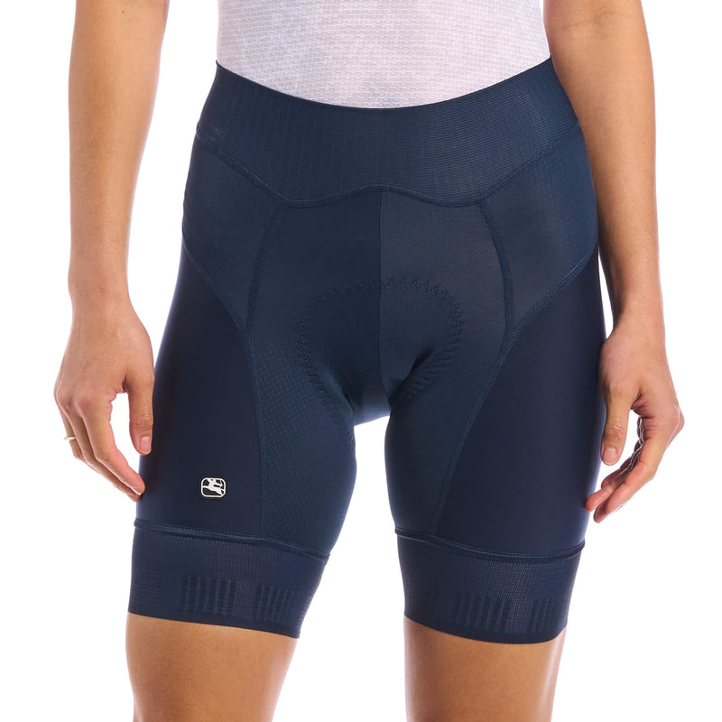 Women's FR-C Pro Short - Shorter Inseam by Giordana Cycling, MIDNIGHT BLUE, Made in Italy