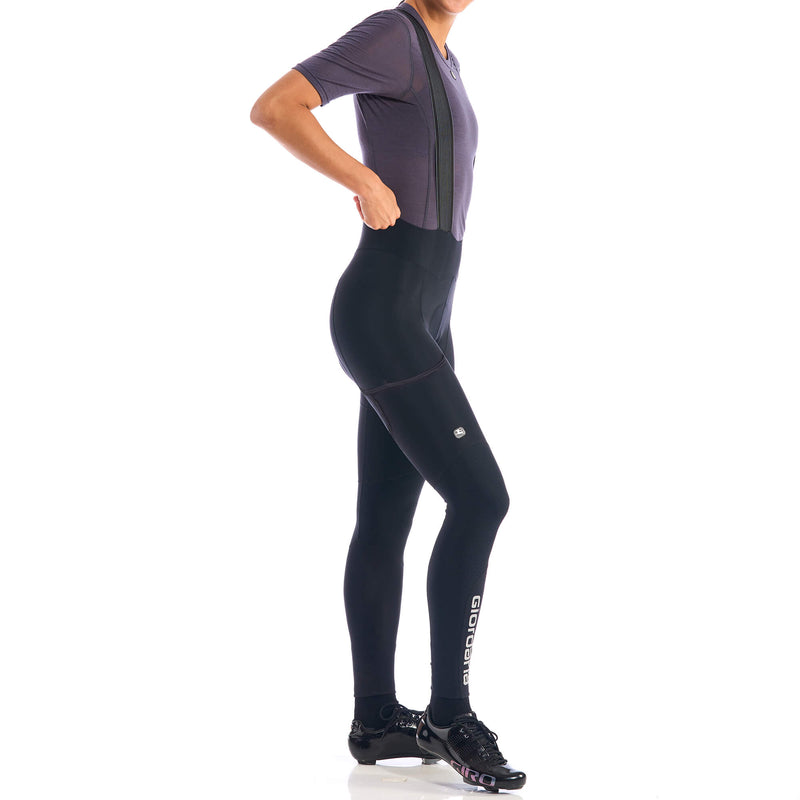 Women's FR-C Pro Thermal Cargo Bib Tight by Giordana Cycling, BLACK, Made in Italy