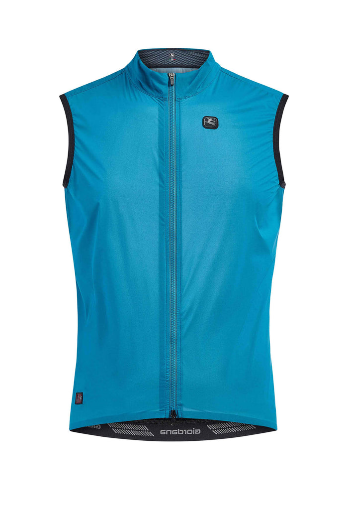 FR-C Pro Wind Vest by Giordana Cycling, SLATE BLUE, Made in Italy