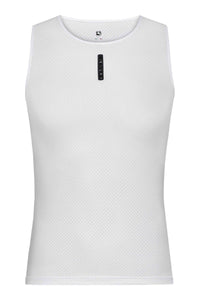 FR-C Sleeveless Base Layer by Giordana Cycling, WHITE, Made in Italy