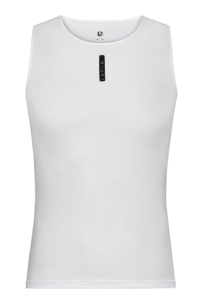 FR-C Sleeveless Base Layer by Giordana Cycling, WHITE, Made in Italy