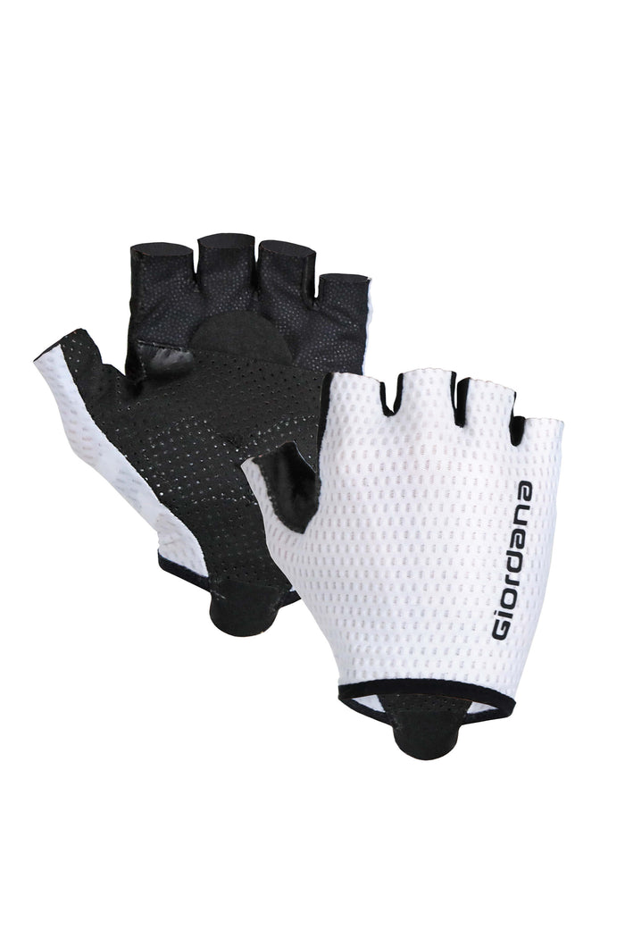 FR-C Lyte Gloves by Giordana Cycling, WHITE, Made in Italy
