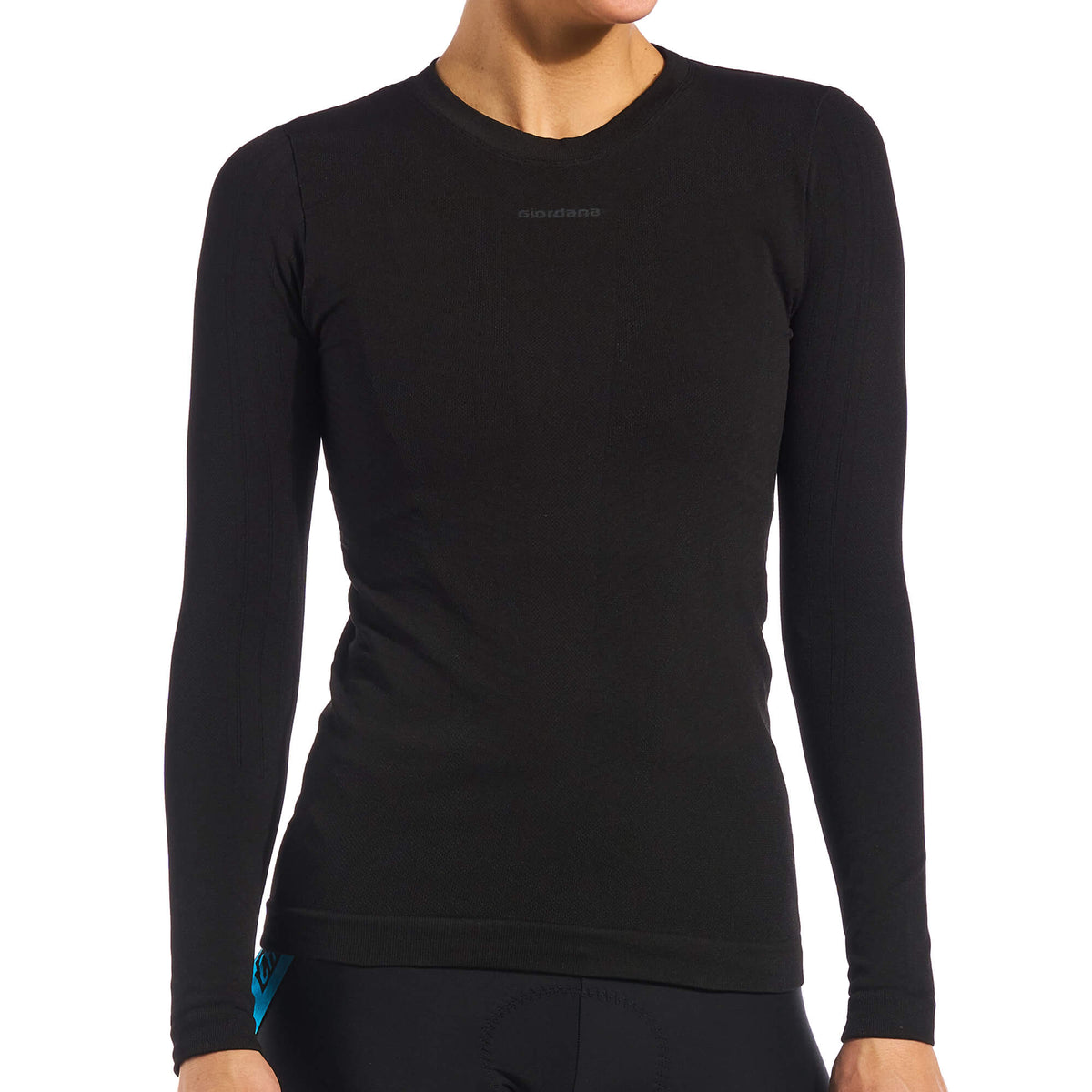 Heavyweight Knitted Long Sleeve Base Layer by Giordana Cycling, , Made in Italy