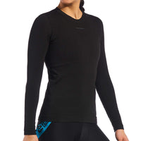 Heavyweight Knitted Long Sleeve Base Layer by Giordana Cycling, , Made in Italy