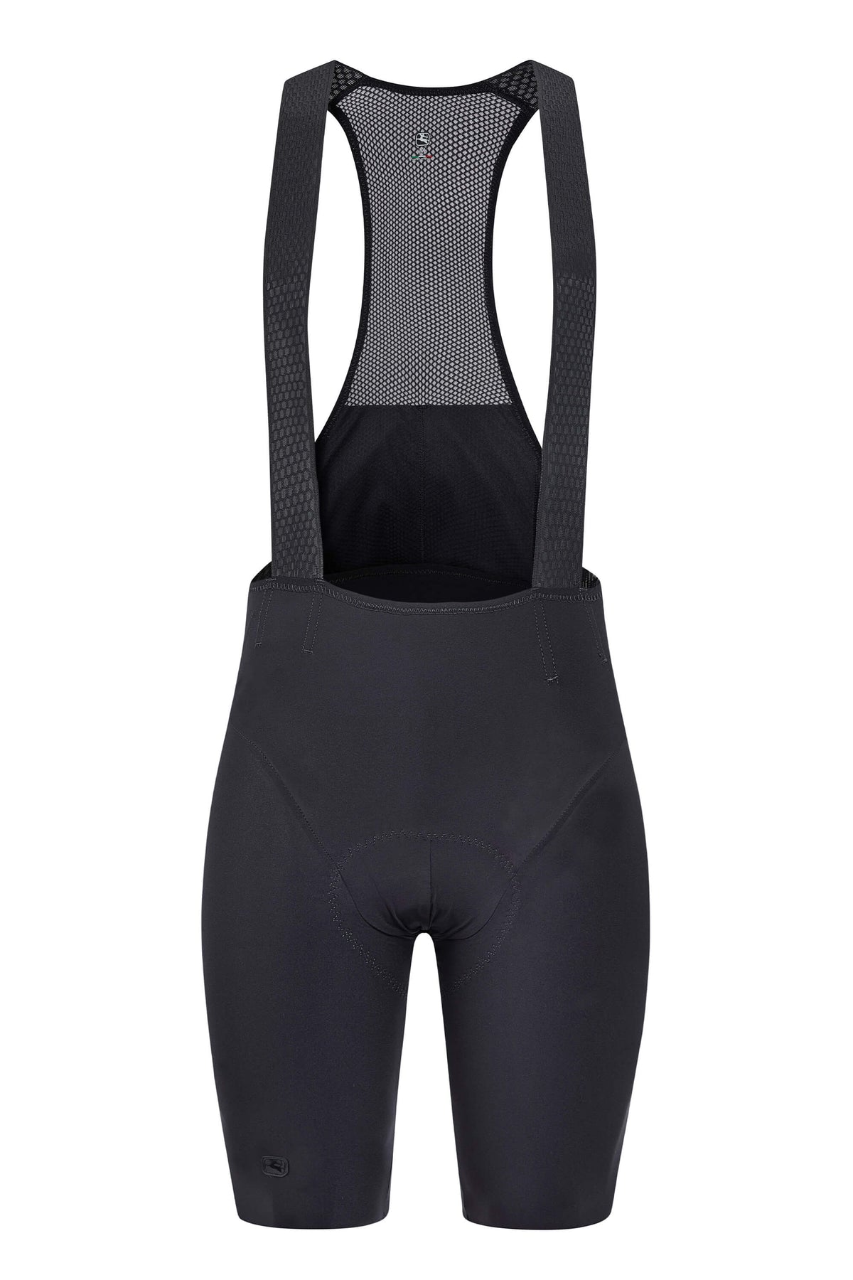 Women's Urto Bib Short by Giordana Cycling, Black, Made in Italy