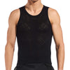 Lightweight Knitted Sleeveless Base Layer by Giordana Cycling, BLACK, Made in Italy