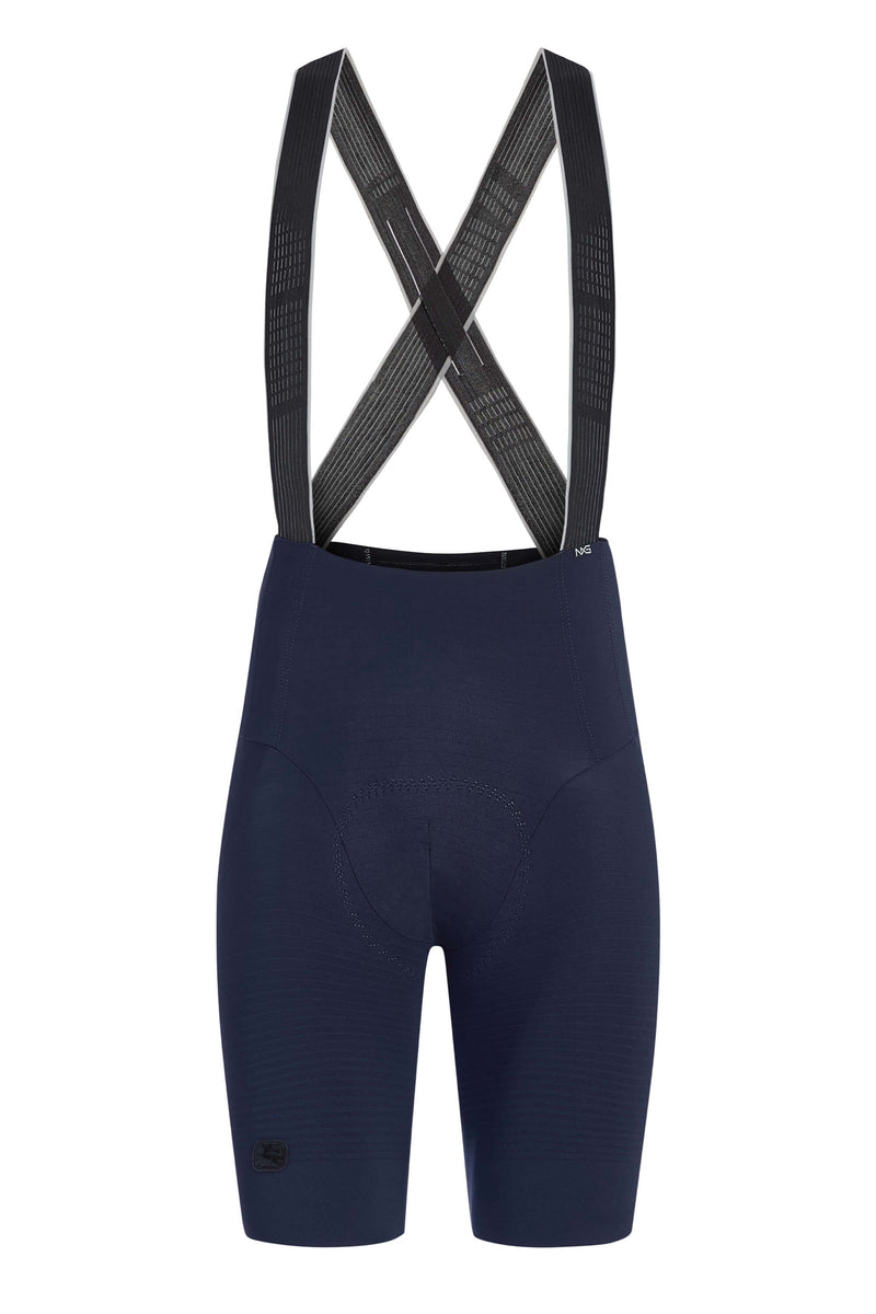 Men's NX-G Bib Short - Shorter Inseam by Giordana Cycling, BLACK, Made in Italy