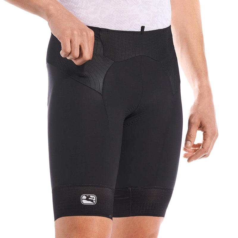Men's FR-C Pro Solid Black Tri Short by Giordana Cycling, , Made in Italy