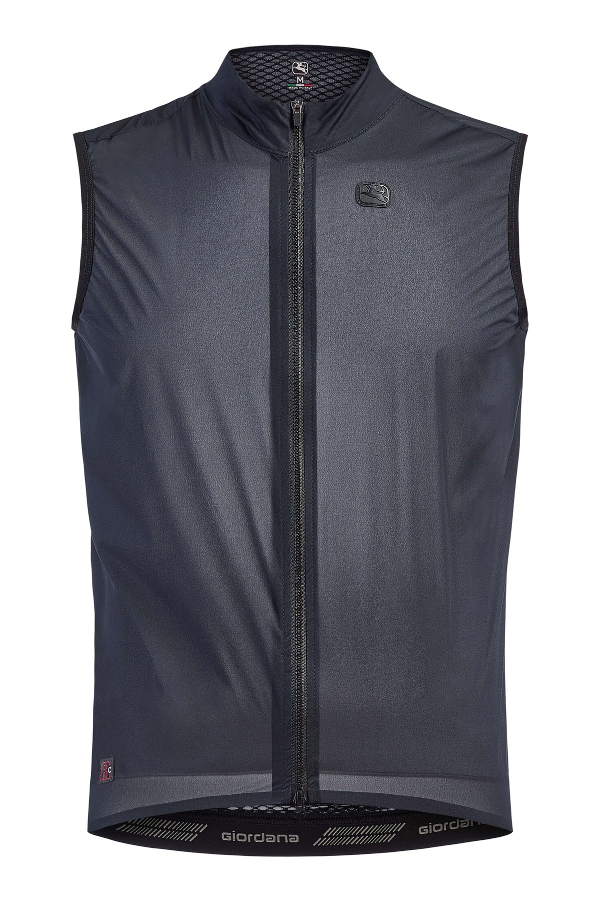 FR-C Pro Wind Vest by Giordana Cycling, BLACK, Made in Italy