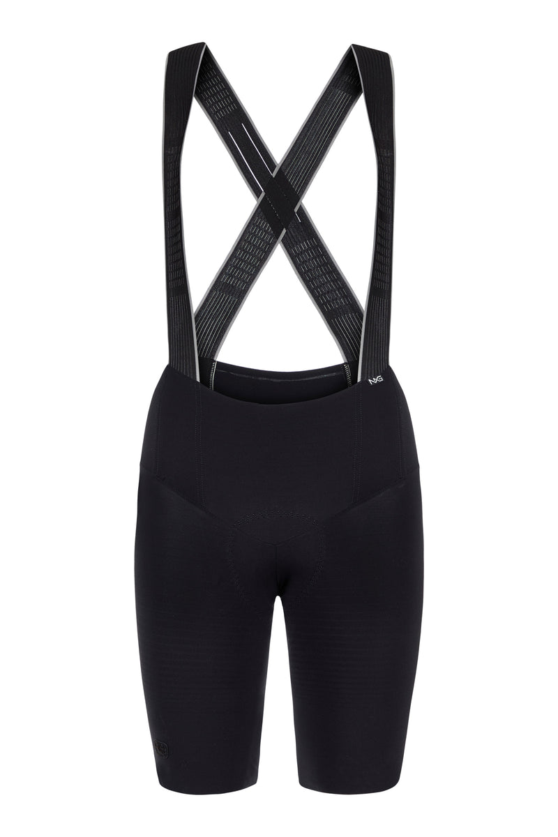 Women's NX-G Bib Short by Giordana Cycling, BLACK, Made in Italy