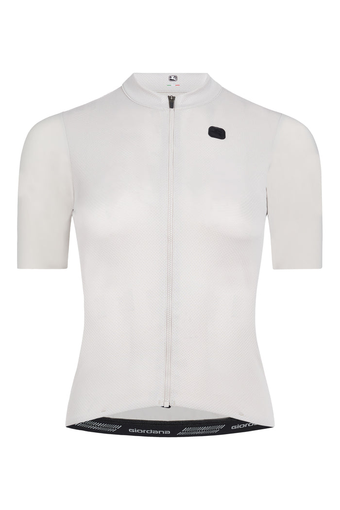 Women's SilverLine Jersey by Giordana Cycling, STONE, Made in Italy