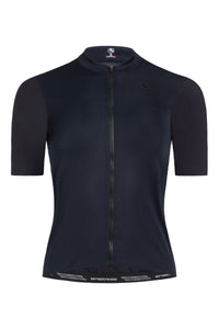 Women's SilverLine Jersey by Giordana Cycling, BLACK, Made in Italy