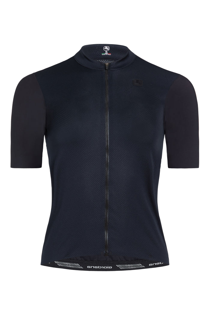 Women's SilverLine Jersey by Giordana Cycling, BLACK, Made in Italy