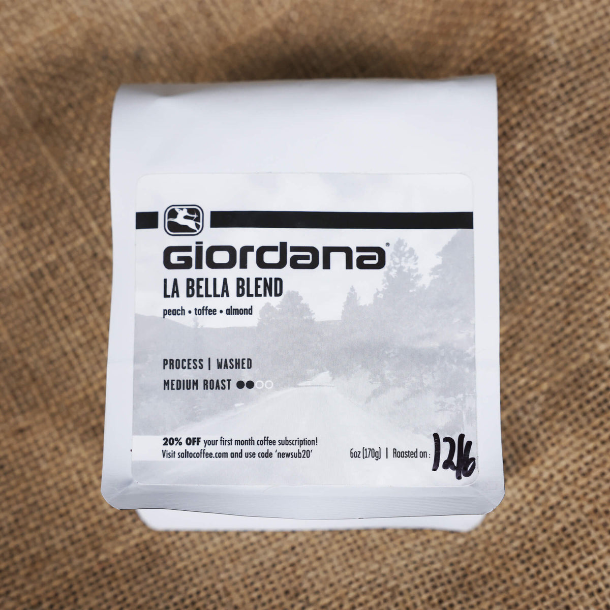 10 SPEED COFFEE - 12OZ BAG by Giordana Cycling, , Made in Italy