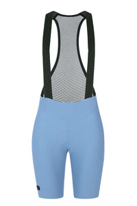 Women's SilverLine Bib Short by Giordana Cycling, POWDER BLUE, Made in Italy