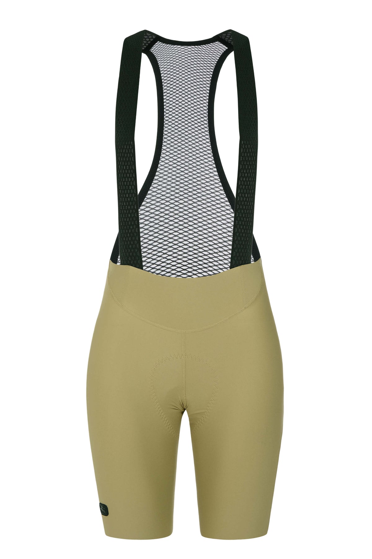 Women's SilverLine Bib Short by Giordana Cycling, SAND, Made in Italy