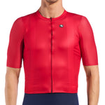 Men's SilverLine Jersey by Giordana Cycling, CHERRY RED, Made in Italy