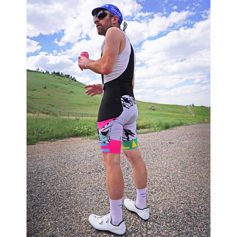Men's Beyond Gravel TGIF Cargo Bib Short by Giordana Cycling, , Made in Italy