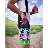 Men's Beyond Gravel TGIF Cargo Bib Short by Giordana Cycling, , Made in Italy