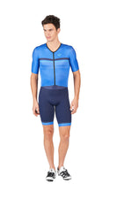 Men's Vero Pro Tri Doppio Suit by Giordana Cycling, NAVY, Made in Italy