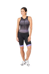 Women's Vero Pro Tri Sleeveless Suit by Giordana Cycling, PURPLE, Made in Italy