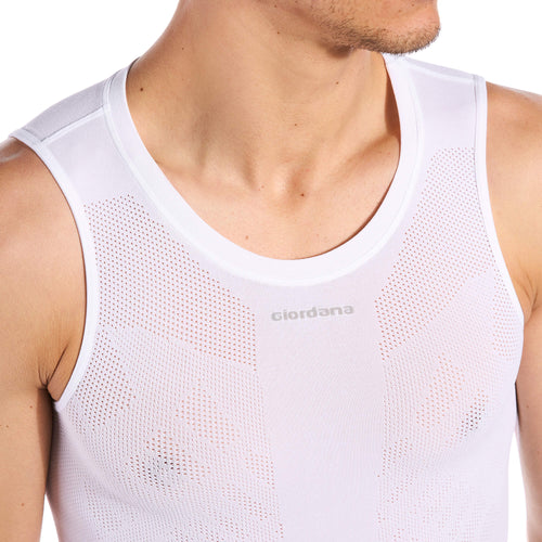 Ultralight Knitted Sleeveless Base Layer by Giordana Cycling, , Made in Italy