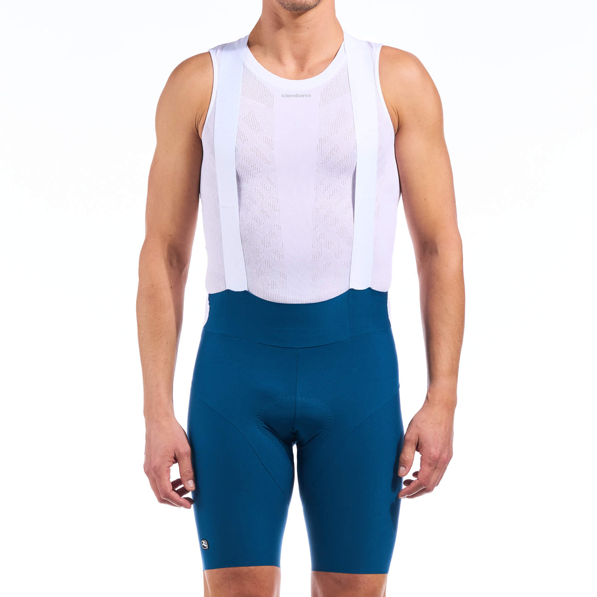 Men's Vero Forma Bib Short by Giordana Cycling, PETROL, Made in Italy