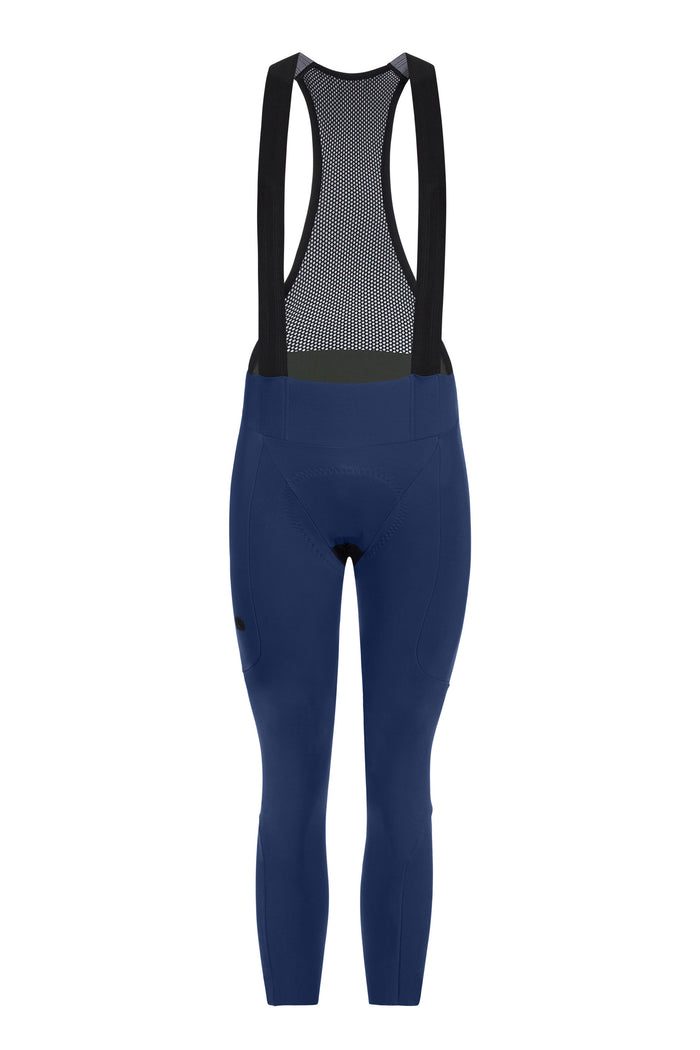 Men's FR-C Thermal Bib Tight by Giordana Cycling, POSEIDON BLUE, Made in Italy