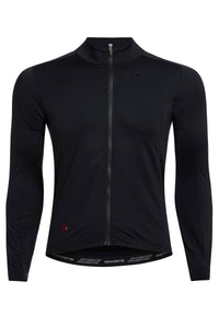 Men's FR-C Thermal Long Sleeve Jersey by Giordana Cycling, BLACK, Made in Italy