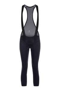Women's FR-C Thermal Bib Knicker by Giordana Cycling, BLACK, Made in Italy