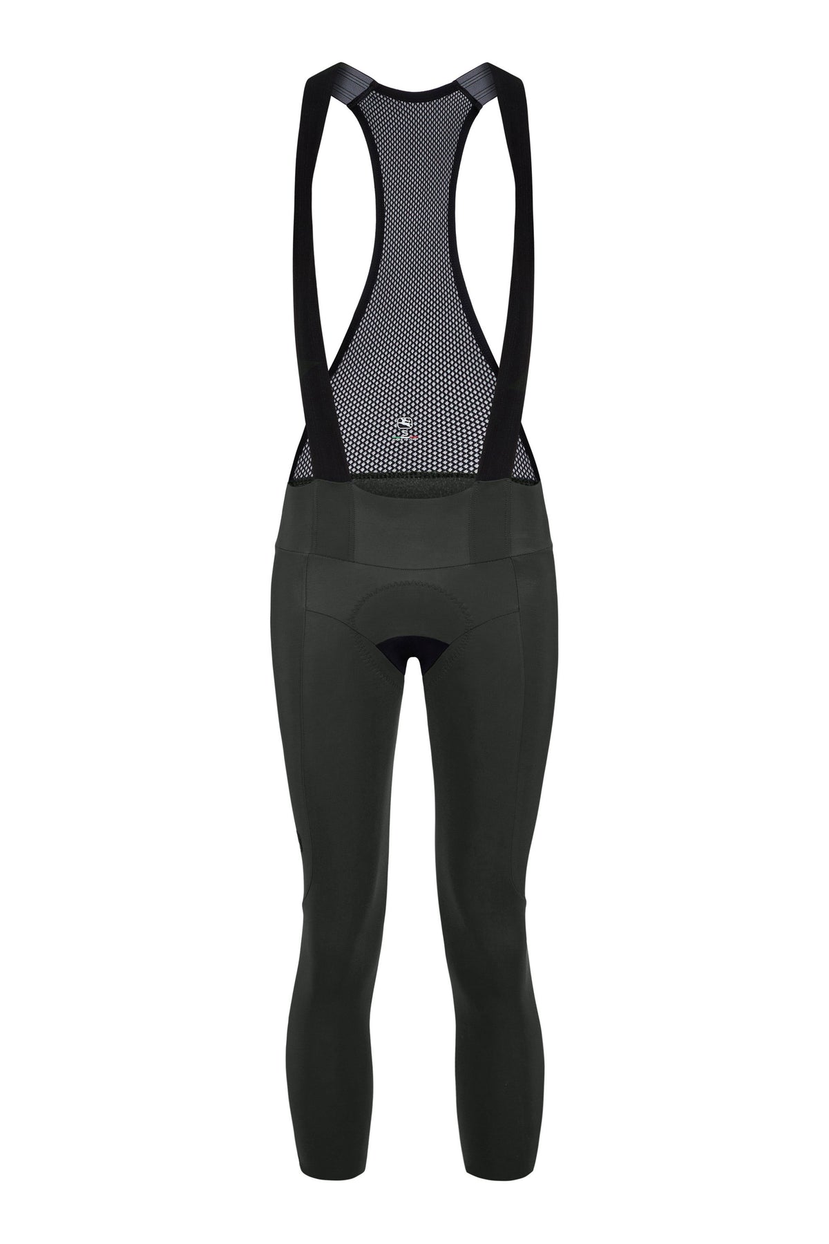 Women's FR-C Thermal Bib Tight by Giordana Cycling, CEDAR GREEN, Made in Italy