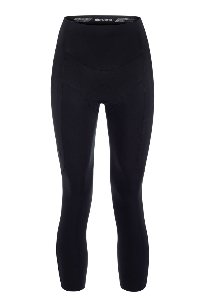 Women's FR-C Thermal Tight by Giordana Cycling, BLACK, Made in Italy