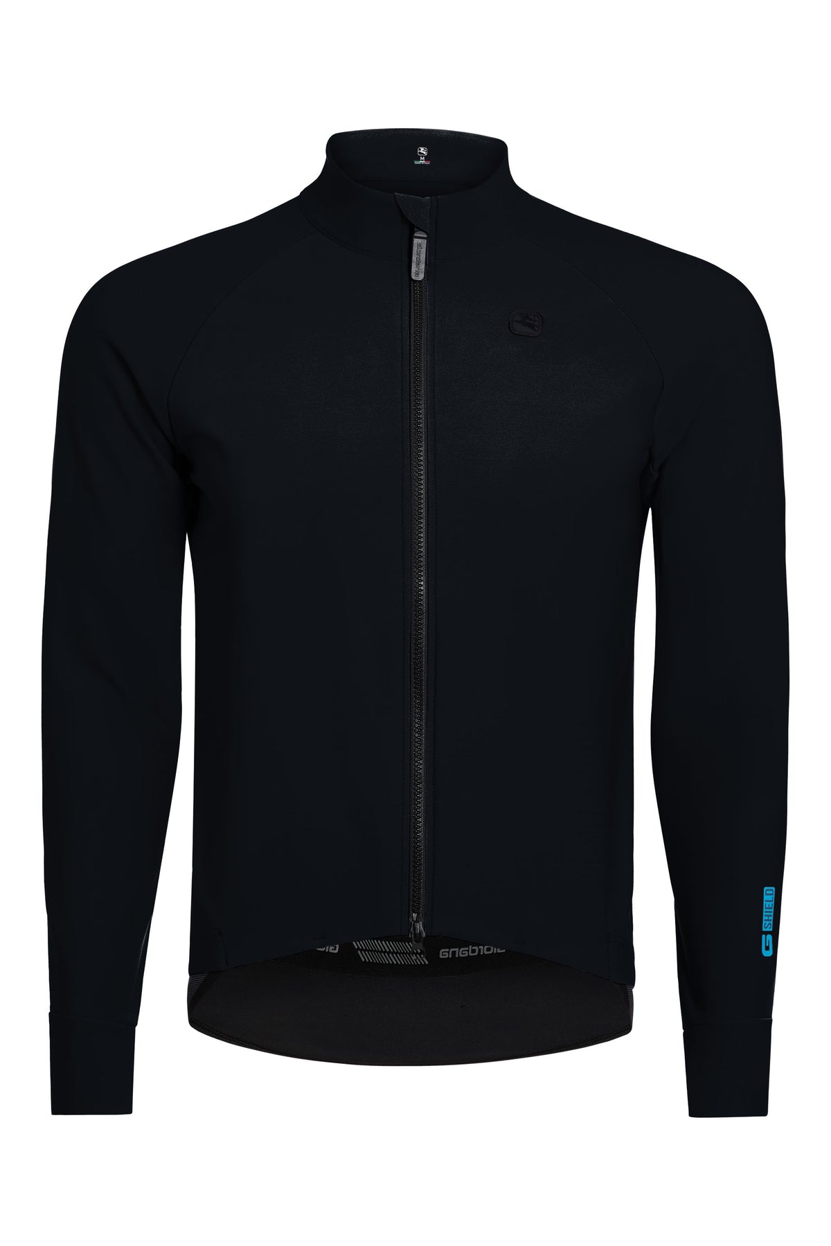 Men's G-Shield Thermal Long Sleeve Jerseys by Giordana Cycling, BLACK, Made in Italy