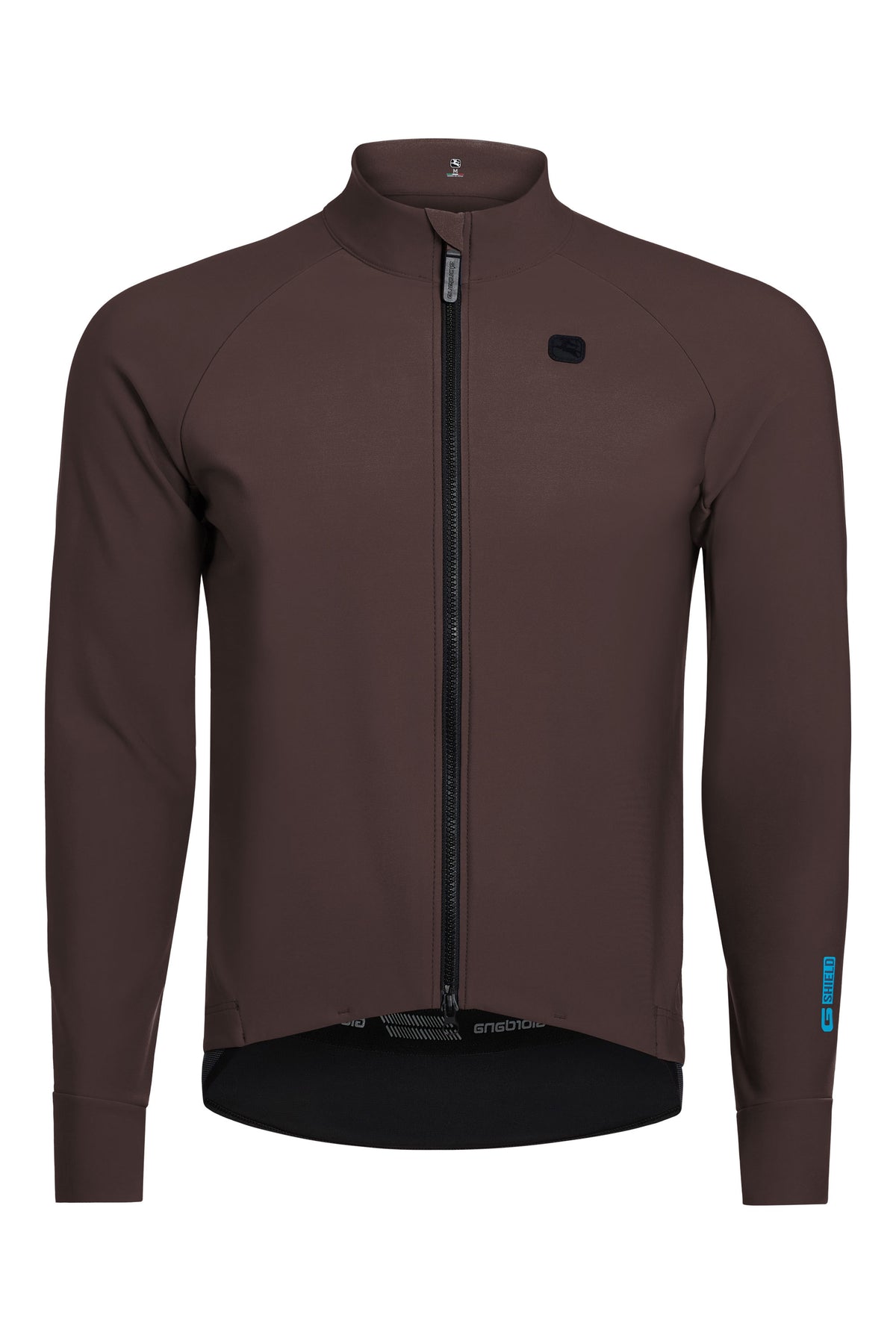 Men's G-Shield Thermal Long Sleeve Jerseys by Giordana Cycling, SABLE BROWN, Made in Italy