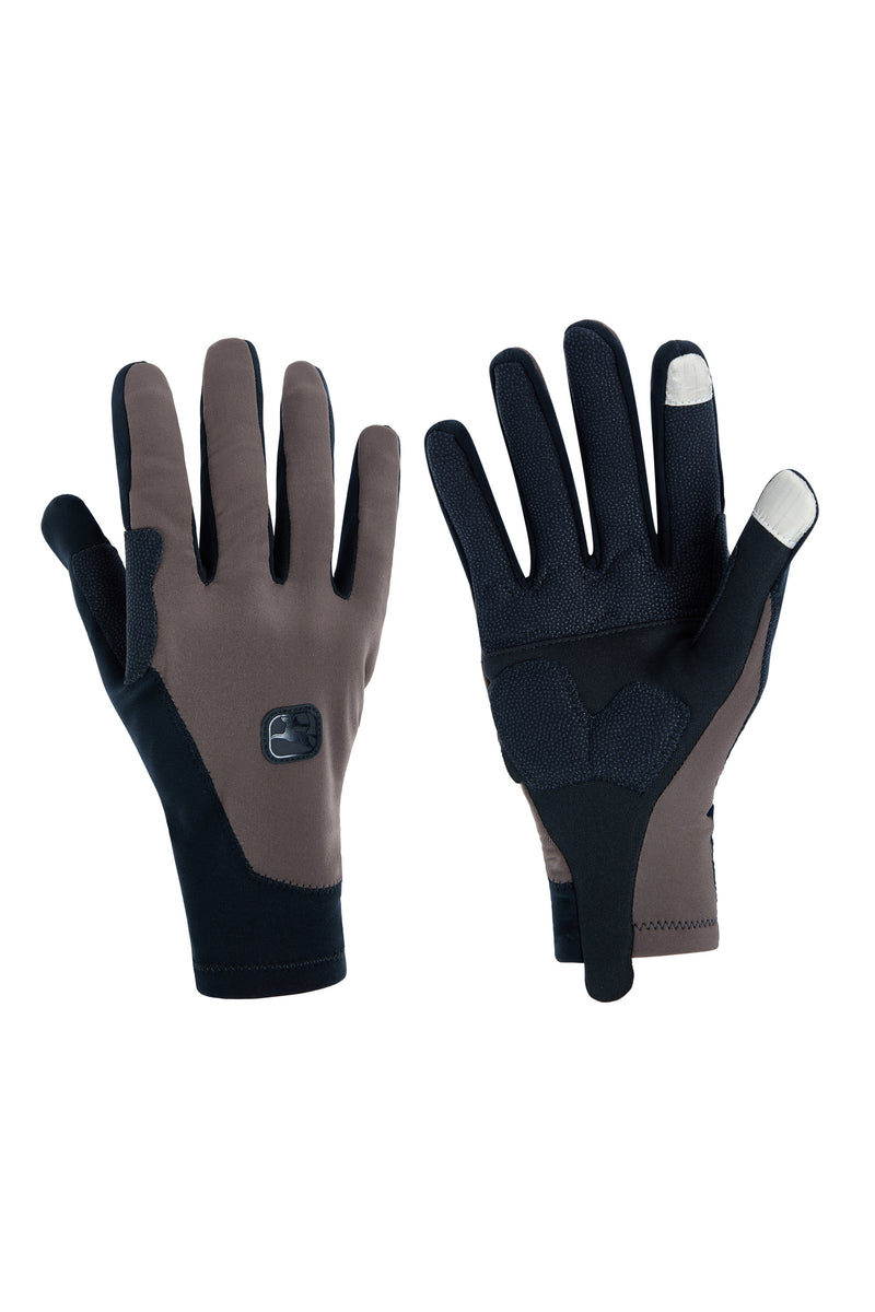 G-Shield Thermal Gloves by Giordana Cycling, SABLE BROWN, Made in Italy