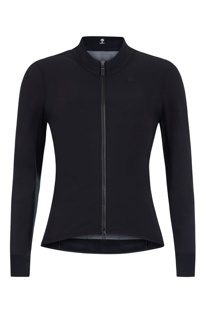 Women's SilverLine Winter Jackets by Giordana Cycling, BLACK, Made in Italy