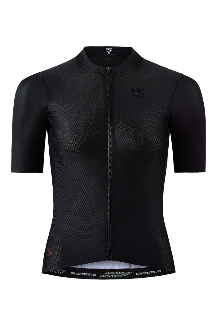 Women's FR-C Pro Jersey by Giordana Cycling, BLACK, Made in Italy