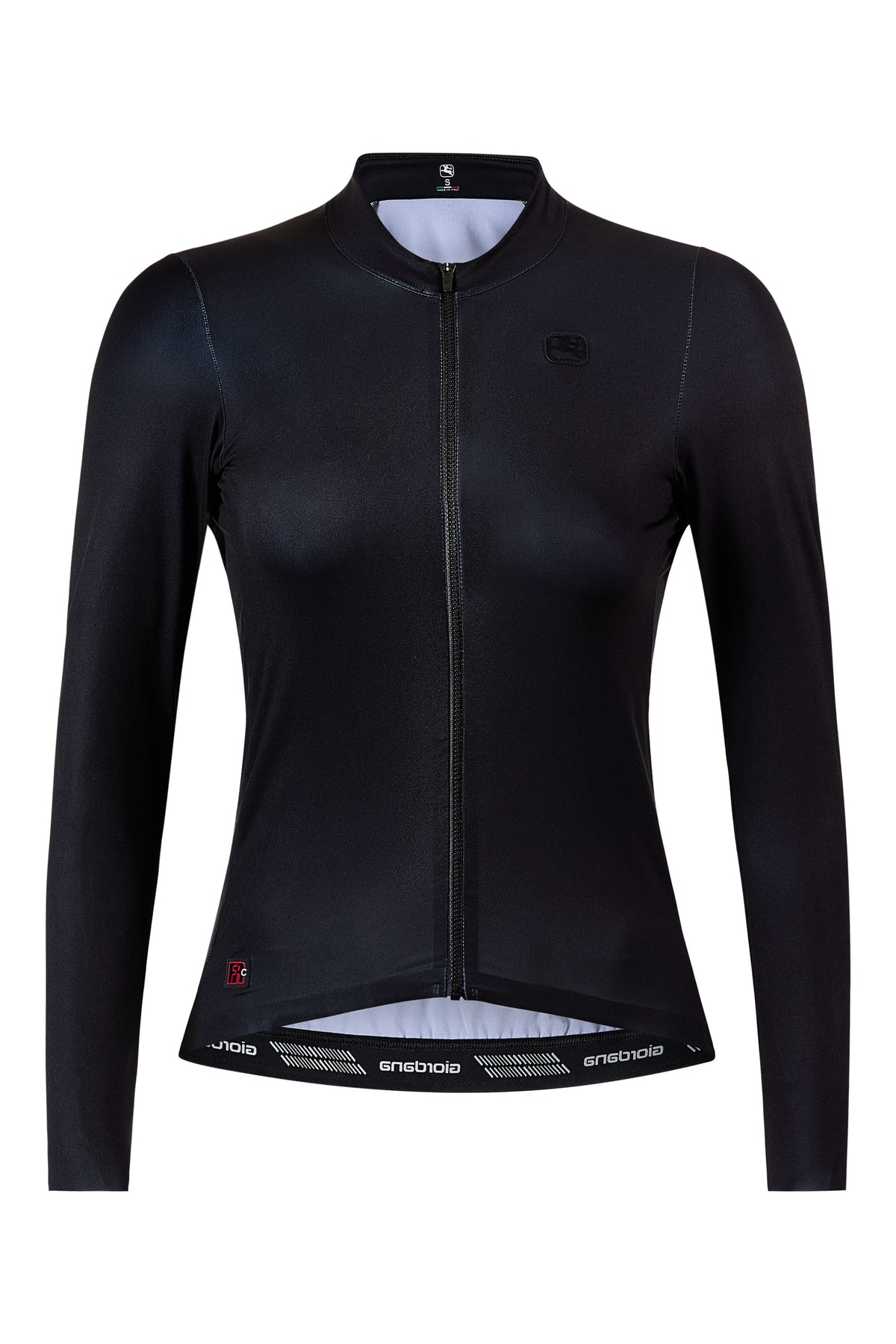 Women's FR-C Pro Lightweight Long Sleeve Jersey by Giordana Cycling, BLACK, Made in Italy