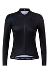 Women's FR-C Pro Lightweight Long Sleeve Jersey by Giordana Cycling, BLACK, Made in Italy