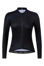 Women's FR-C Pro Lightweight Long Sleeve Jersey by Giordana Cycling, BLACK, Made in Italy