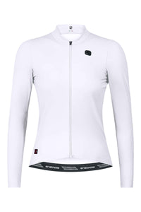 Women's FR-C Pro Lightweight Long Sleeve Jersey by Giordana Cycling, WHITE, Made in Italy