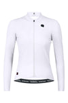 Women's FR-C Pro Lightweight Long Sleeve Jersey by Giordana Cycling, WHITE, Made in Italy