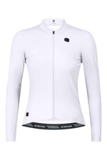 Women's FR-C Pro Lightweight Long Sleeve Jersey by Giordana Cycling, WHITE, Made in Italy